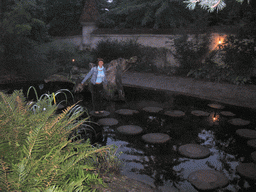 Miaomiao at the Laafland attraction at the Marerijk kingdom, at sunset