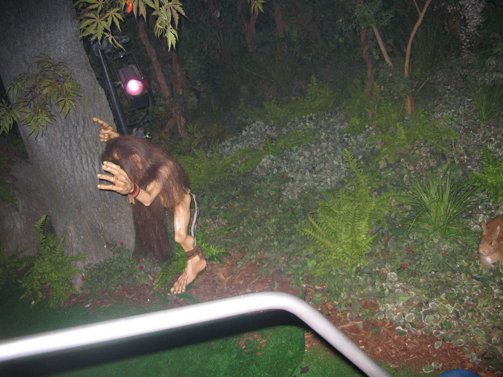 A troll in the Squelch Forest in the Droomvlucht attraction at the Marerijk kingdom