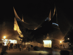 The House of the Five Senses, the entrance to the Efteling theme park, by night