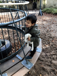 Max at the Kindervreugd playground at the Marerijk kingdom