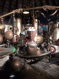 Interior of Lal`s Brouwhuys building at the Laafland attraction at the Marerijk kingdom