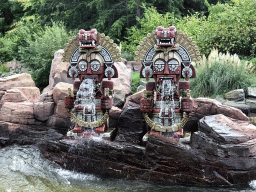 Inca statues at the Piraña attraction at the Anderrijk kingdom