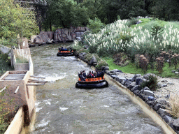 Boats at the Piraña attraction at the Anderrijk kingdom