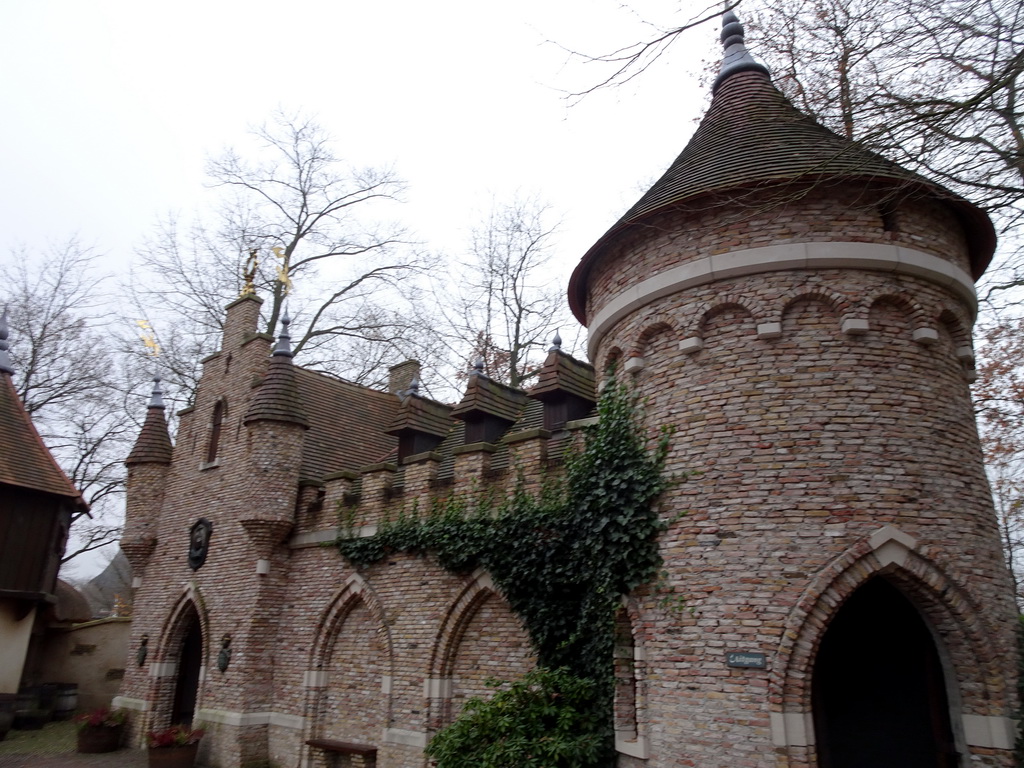 The Snow White attraction at the Fairytale Forest at the Marerijk kingdom, during the Winter Efteling