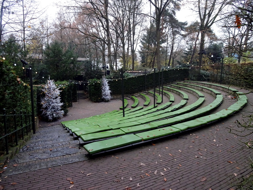 The Open-air Theatre at the Fairytale Forest at the Marerijk kingdom, during the Winter Efteling