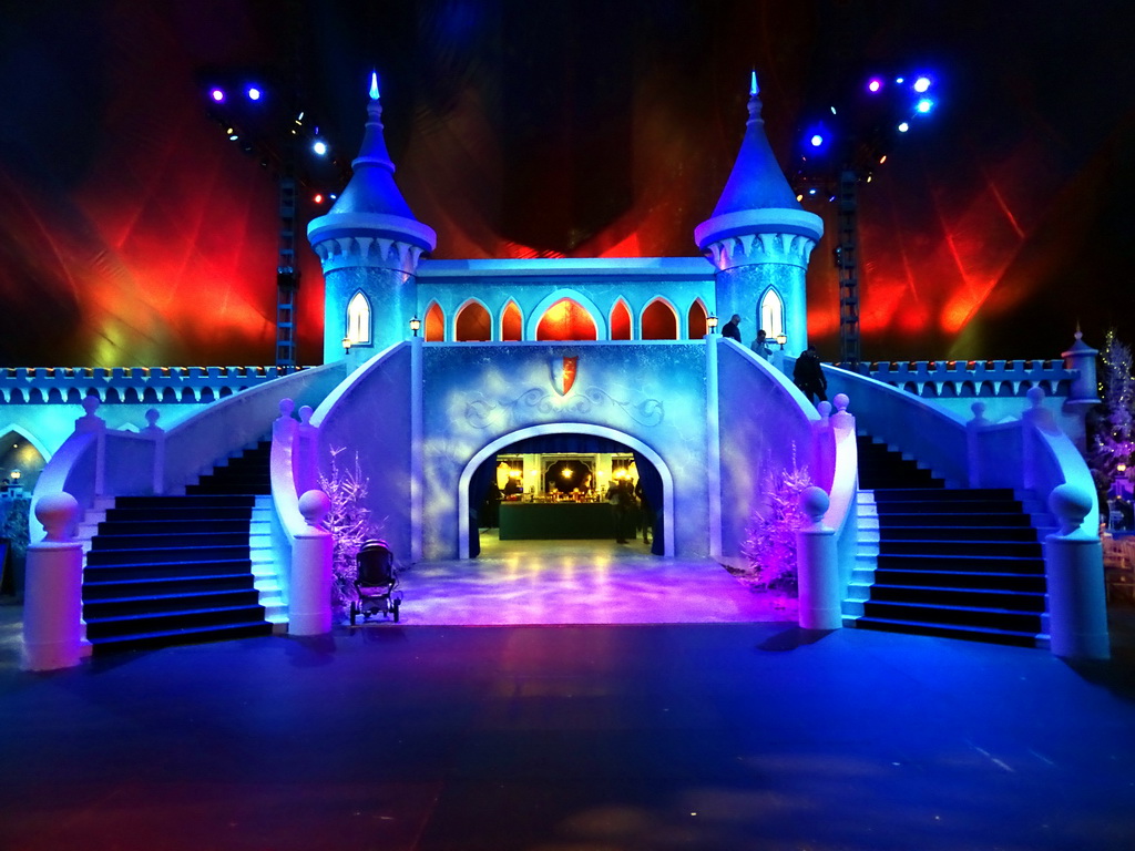 Interior of the IJspaleis attraction at the Reizenrijk kingdom, during the Winter Efteling