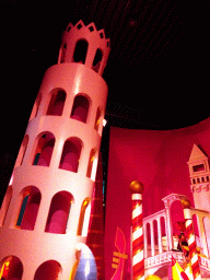 Italian scene at the Carnaval Festival attraction at the Reizenrijk kingdom, during the Winter Efteling