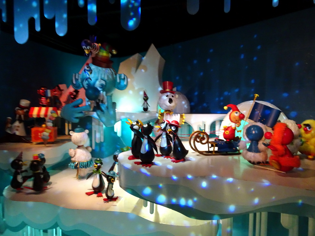 Polar scene at the Carnaval Festival attraction at the Reizenrijk kingdom, during the Winter Efteling