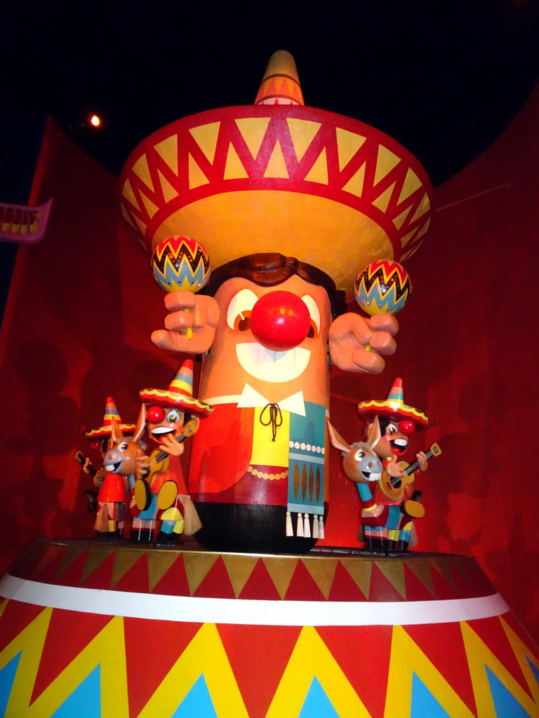 Mexican scene at the Carnaval Festival attraction at the Reizenrijk kingdom, during the Winter Efteling