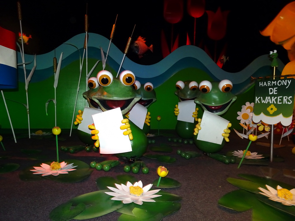 Dutch scene at the Carnaval Festival attraction at the Reizenrijk kingdom, during the Winter Efteling