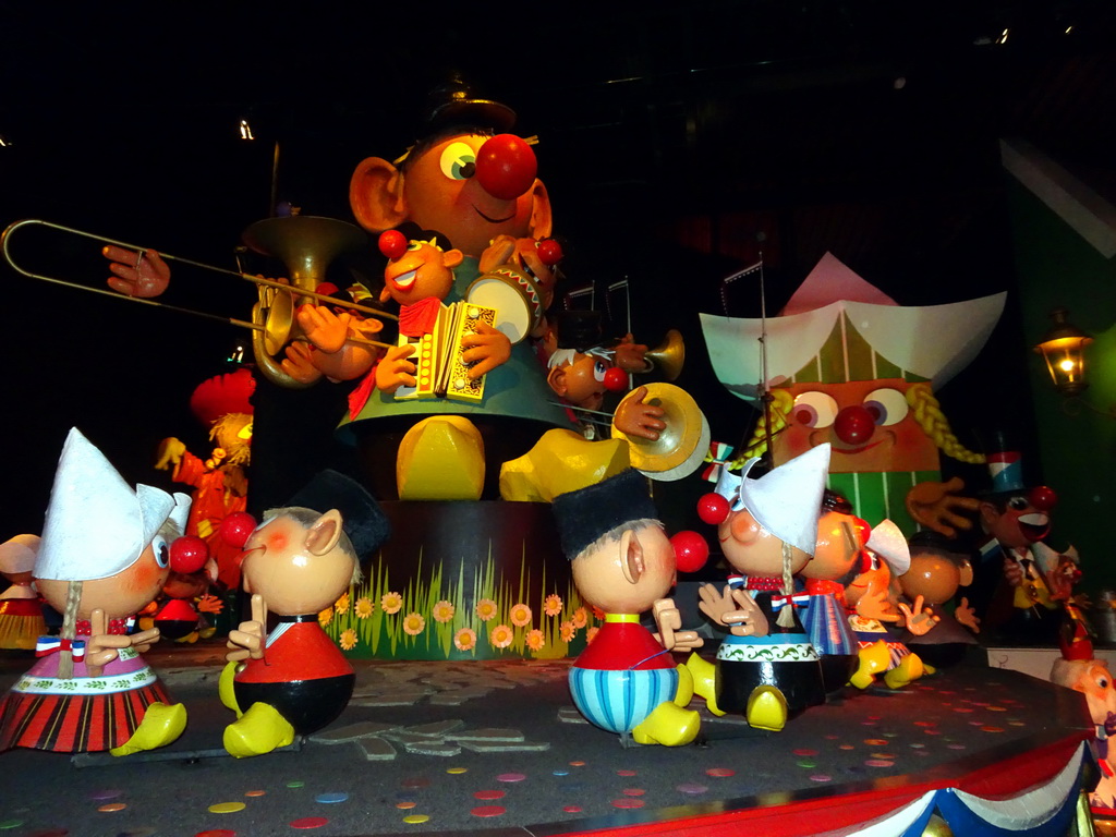 Dutch scene at the Carnaval Festival attraction at the Reizenrijk kingdom, during the Winter Efteling