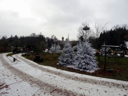 The cross-country ski track `t Hijgend Hert and the Gondoletta and Pagode attractions at the Reizenrijk kingdom and the Symbolica attraction at the Fantasierijk kingdom, during the Winter Efteling