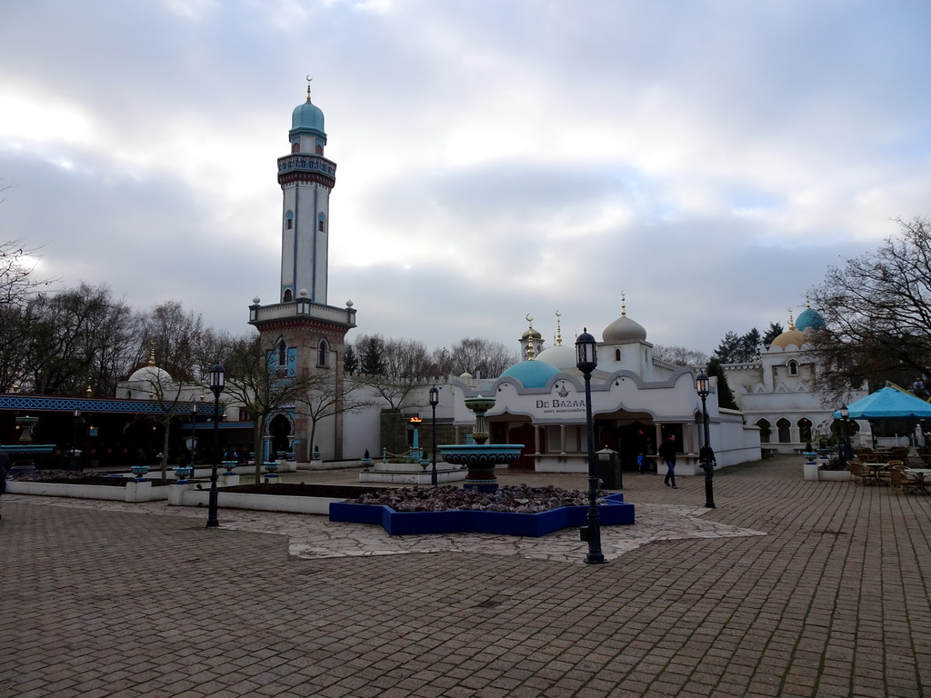 Front of the Fata Morgana attraction at the Anderrijk kingdom, during the Winter Efteling