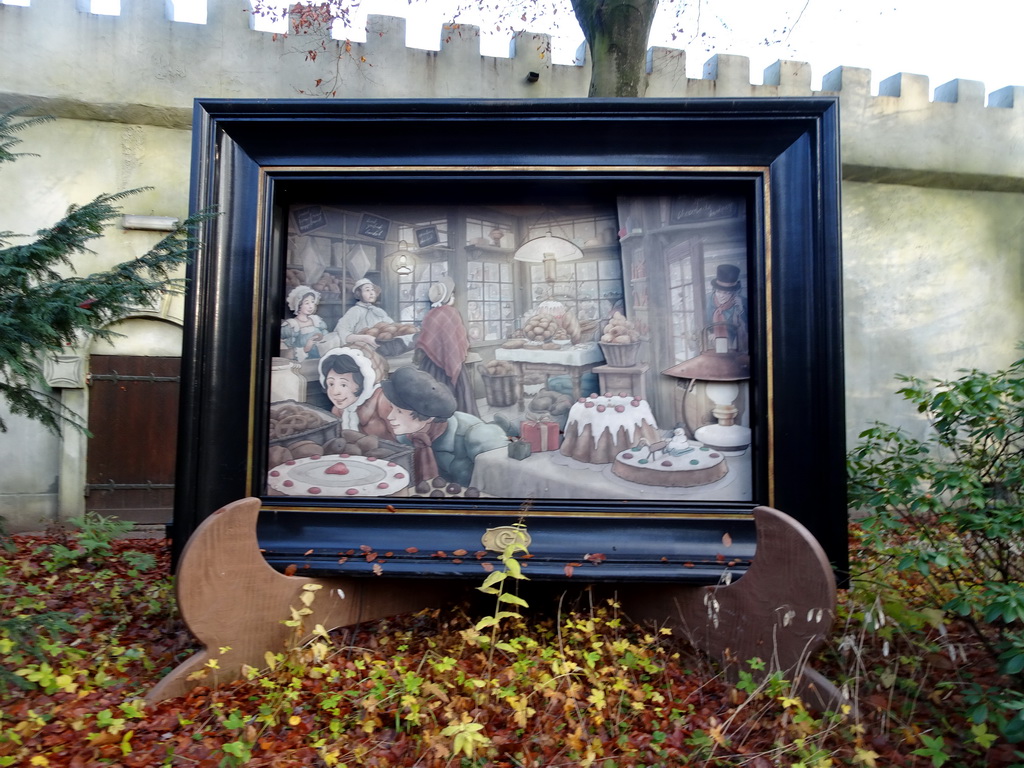 Relief at the road from the Fantasierijk kingdom to the Marerijk kingdom, during the Winter Efteling