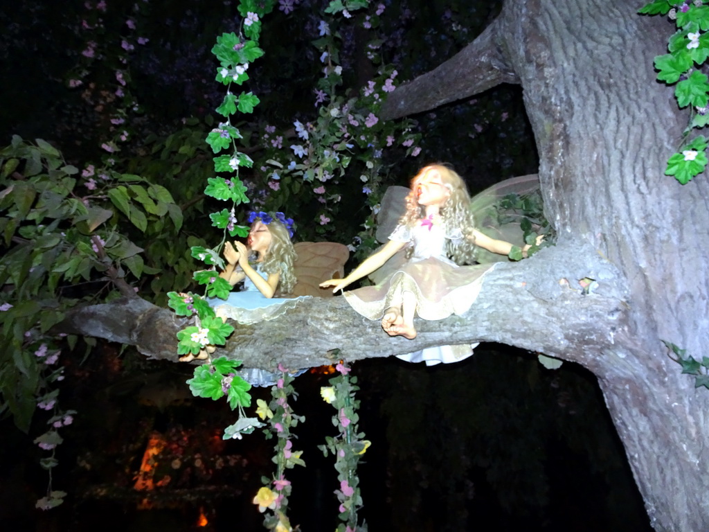 The Fairy Garden in the Droomvlucht attraction at the Marerijk kingdom, during the Winter Efteling