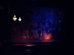 Relief at the road from the Fantasierijk kingdom to the Marerijk kingdom, during the Winter Efteling, by night