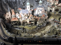 Miniature world at the Diorama attraction at the Marerijk kingdom, during the Winter Efteling
