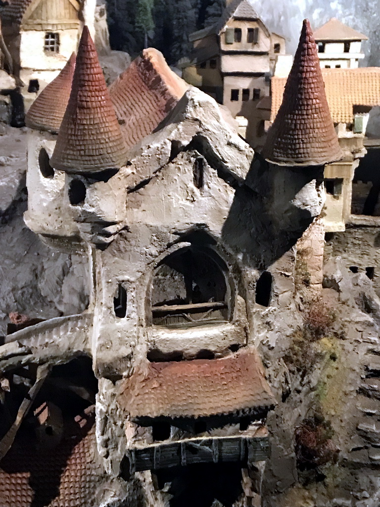 House at the miniature world at the Diorama attraction at the Marerijk kingdom, during the Winter Efteling