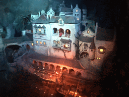 Houses at the miniature world at the Diorama attraction at the Marerijk kingdom, during the Winter Efteling