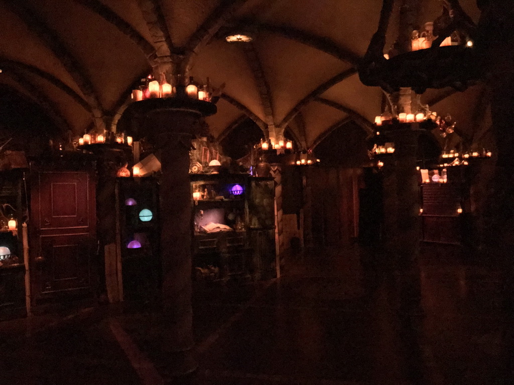 The Hidden Fantasy Depot in the Symbolica attraction at the Fantasierijk kingdom, during the Winter Efteling