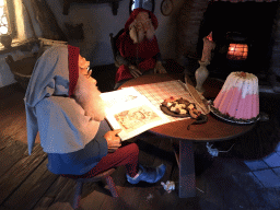 Interior of a house at the Gnome Village attraction at the Fairytale Forest at the Marerijk kingdom, during the Winter Efteling