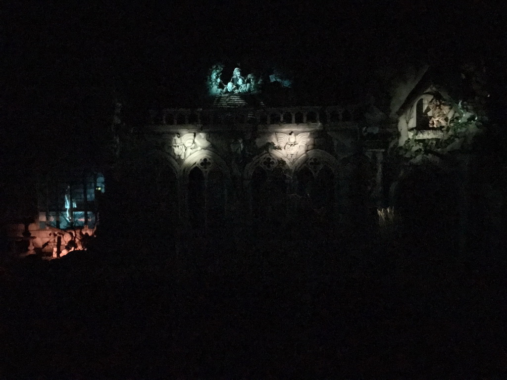 Interior of the Spookslot attraction at the Anderrijk kingdom, during the Winter Efteling