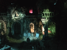 Interior of the Spookslot attraction at the Anderrijk kingdom, during the Winter Efteling