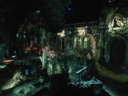 Interior of the Spookslot attraction at the Anderrijk kingdom, during the Winter Efteling