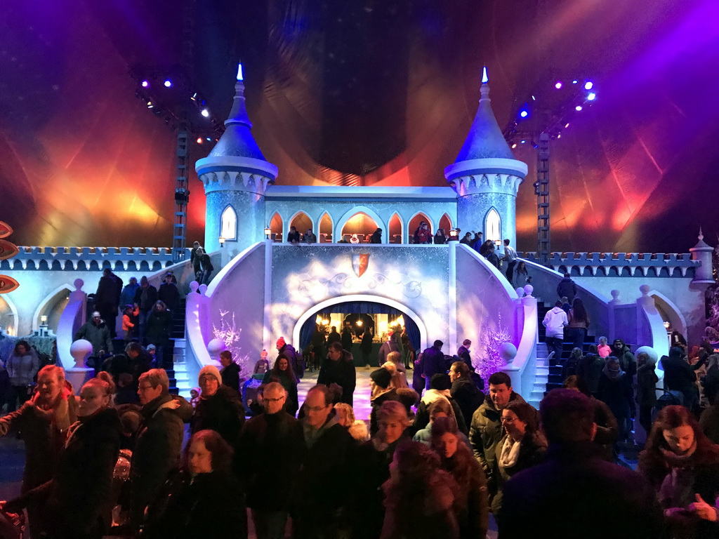 Interior of the IJspaleis attraction at the Reizenrijk kingdom, during the Winter Efteling
