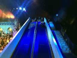 Tubing slide at the IJspaleis attraction at the Reizenrijk kingdom, during the Winter Efteling