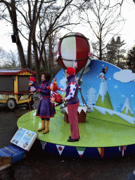 The Jokie and Jet attraction at the Carnaval Festival Square at the Reizenrijk kingdom, during the Winter Efteling