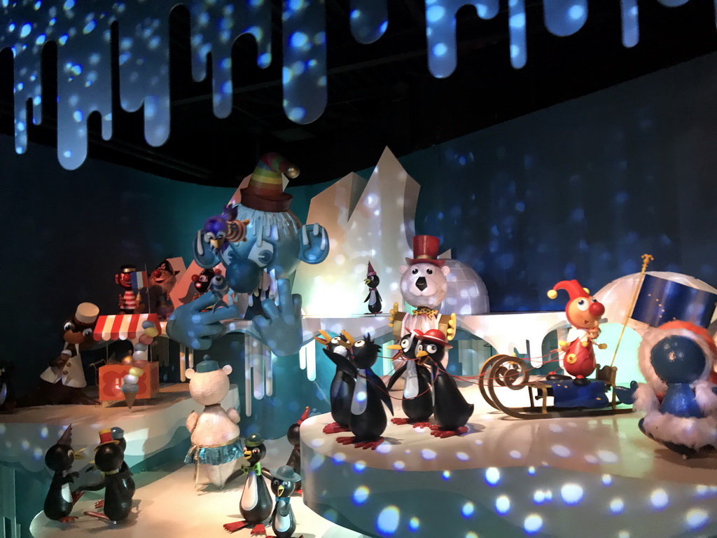 Polar scene at the Carnaval Festival attraction at the Reizenrijk kingdom, during the Winter Efteling