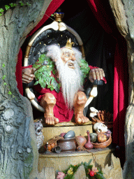 The Troll King attraction at the Fairytale Forest at the Marerijk kingdom, during the Winter Efteling