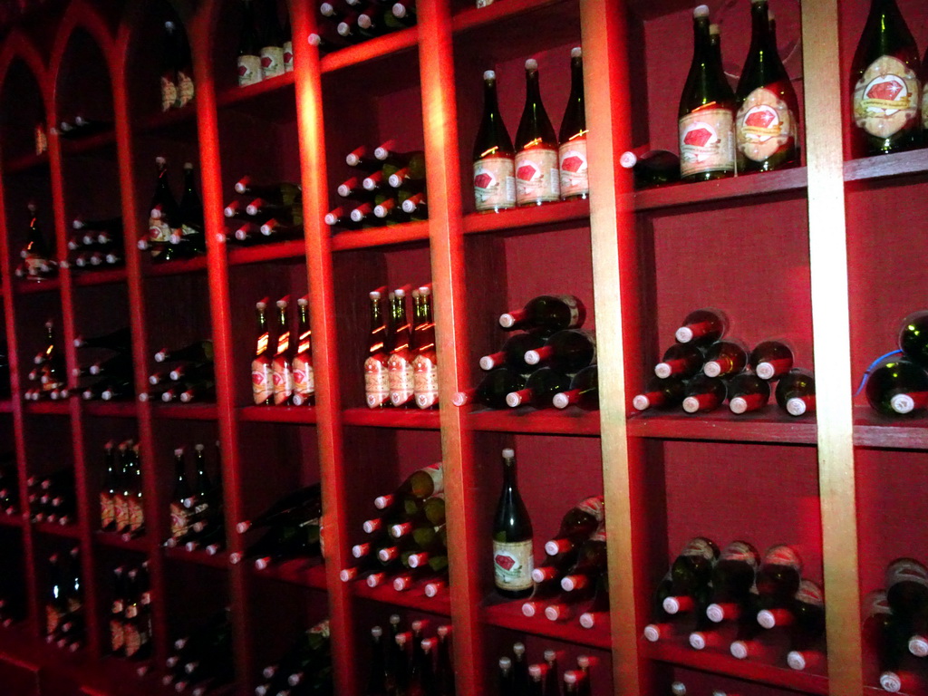 The Royal Champagne Stocks in the Symbolica attraction at the Fantasierijk kingdom, during the Winter Efteling