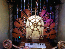 Organ at the Hidden Fantasy Depot in the Symbolica attraction at the Fantasierijk kingdom, during the Winter Efteling