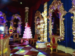 Interior of the Royal Hall in the Symbolica attraction at the Fantasierijk kingdom, during the Winter Efteling