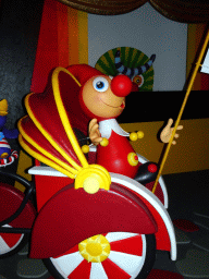 Jokie in a rickshaw at the Japanese scene at the Carnaval Festival attraction at the Reizenrijk kingdom, during the Winter Efteling