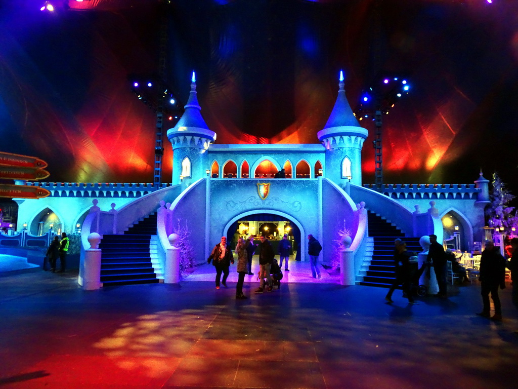 Interior of the IJspaleis attraction at the Reizenrijk kingdom, during the Winter Efteling