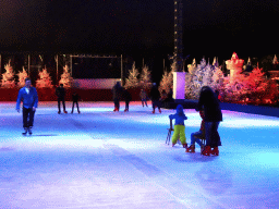 Ice rink at the IJspaleis attraction at the Reizenrijk kingdom, during the Winter Efteling
