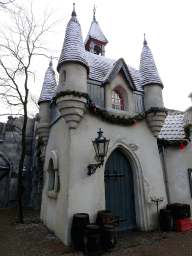 Building at the east side of the Anton Pieck Plein Square at the Marerijk kingdom, during the Winter Efteling
