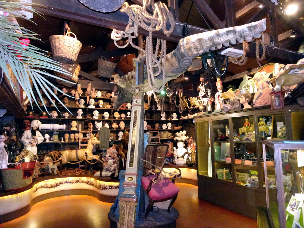 Interior of the Efteling Museum at the Marerijk kingdom, during the Winter Efteling