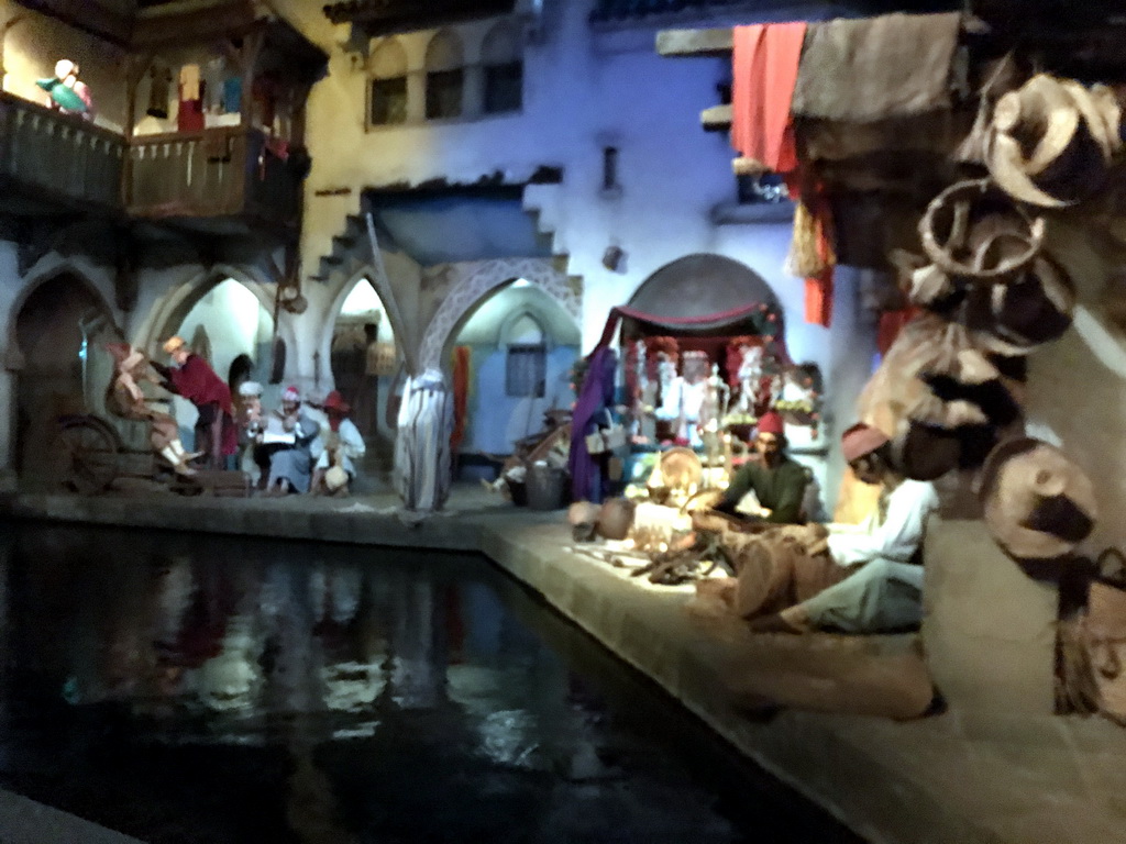 The Marketplace scene at the Fata Morgana attraction at the Anderrijk kingdom