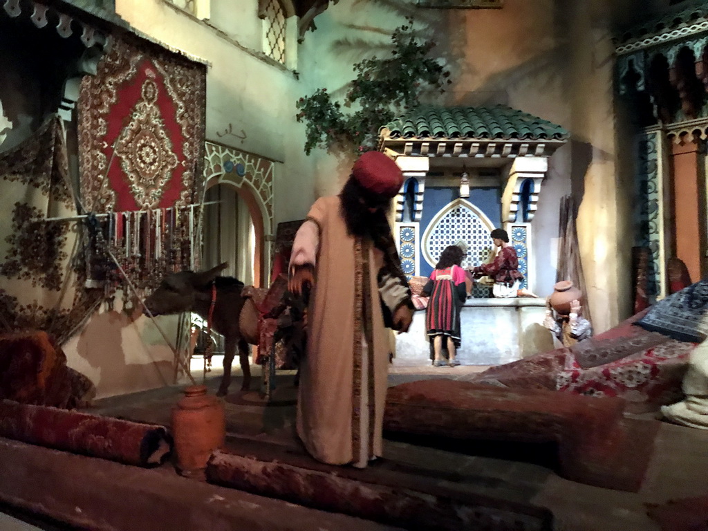 The Marketplace scene at the Fata Morgana attraction at the Anderrijk kingdom