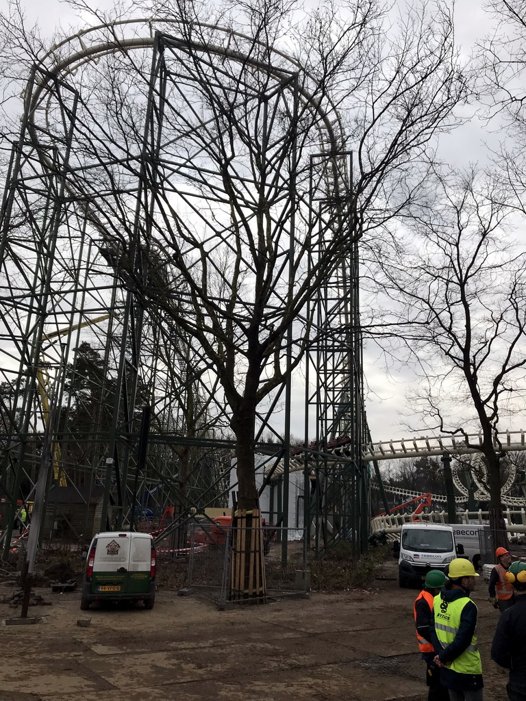 The Python attraction at the Ruigrijk kingdom, under renovation