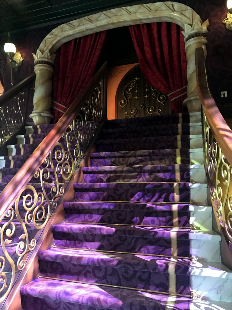 Staircase in the Lobby of the Symbolica attraction at the Fantasierijk kingdom