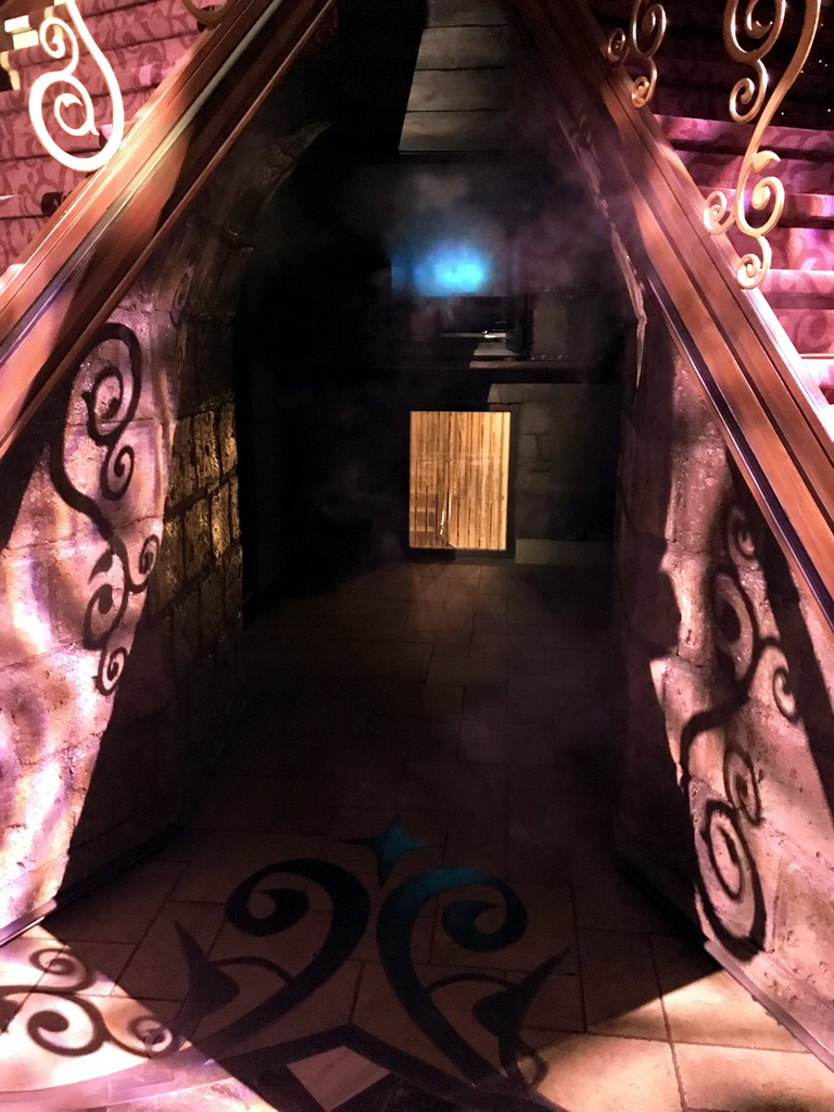 Opened staircase in the Lobby of the Symbolica attraction at the Fantasierijk kingdom