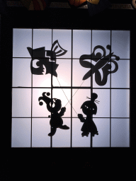 Shadow play at the Chinese scene at the Carnaval Festival attraction at the Reizenrijk kingdom