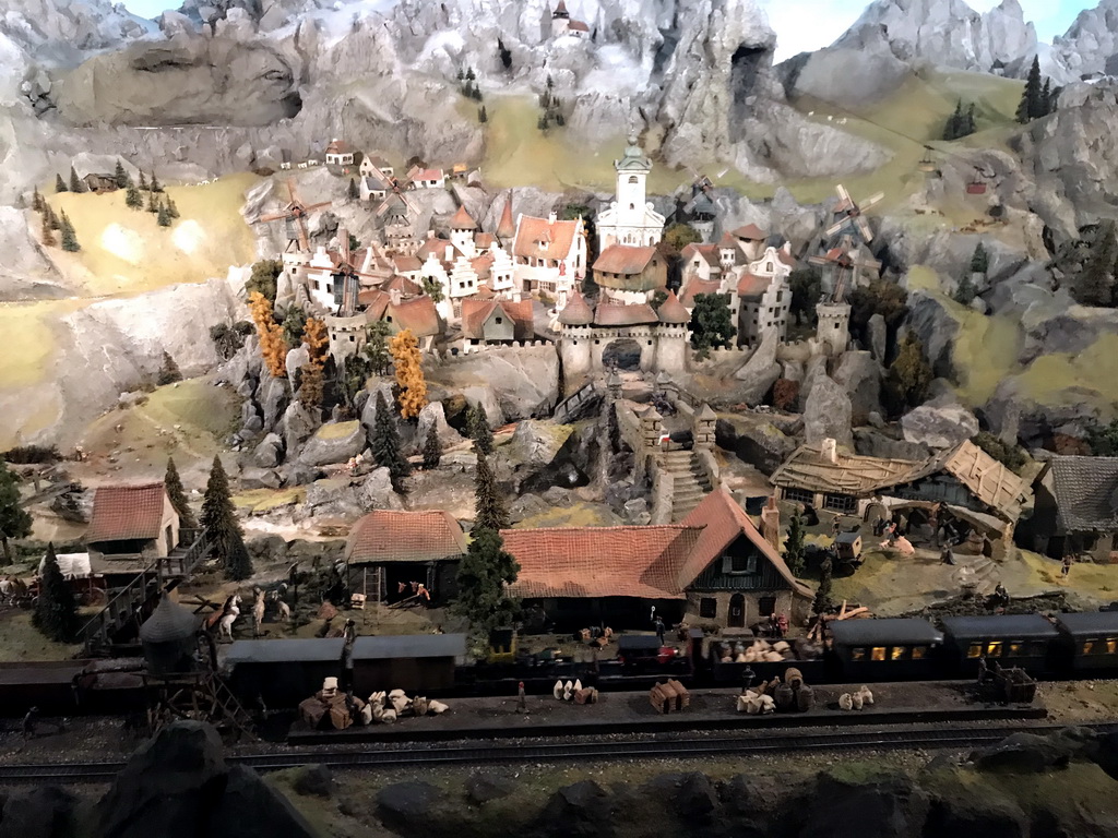 Miniature world at the Diorama attraction at the Marerijk kingdom