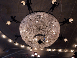 Chandelier at Pinokkio`s restaurant at the Fantasierijk kingdom