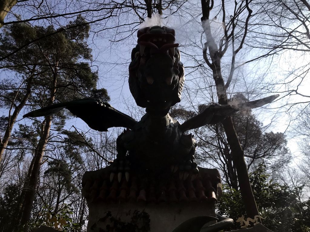 The Dragon attraction at the Fairytale Forest at the Marerijk kingdom